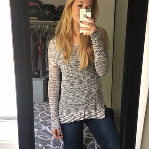Long sleeve, sheer top